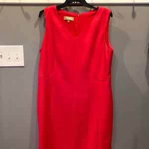Talbots orange dress size 16